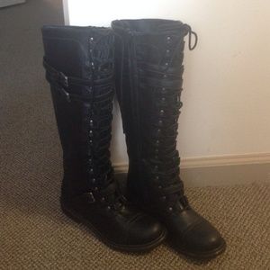 Nine West combat boots