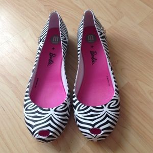 Barbie zebra print flats