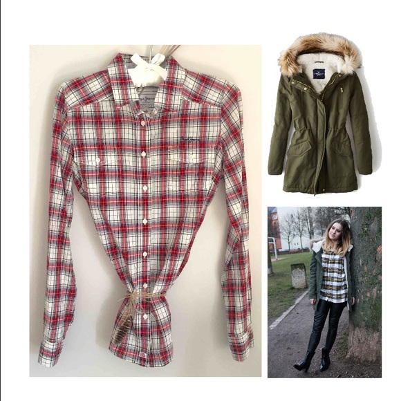 EP, PTP, HP. Tartan Print Button Up Shirt - Picture 4 of 4