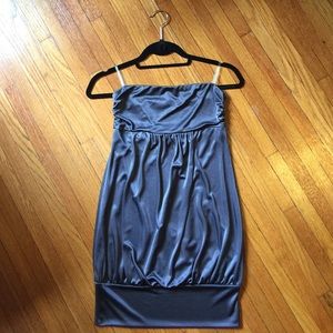 Gray Forever 21 Strapless Dress Size Small