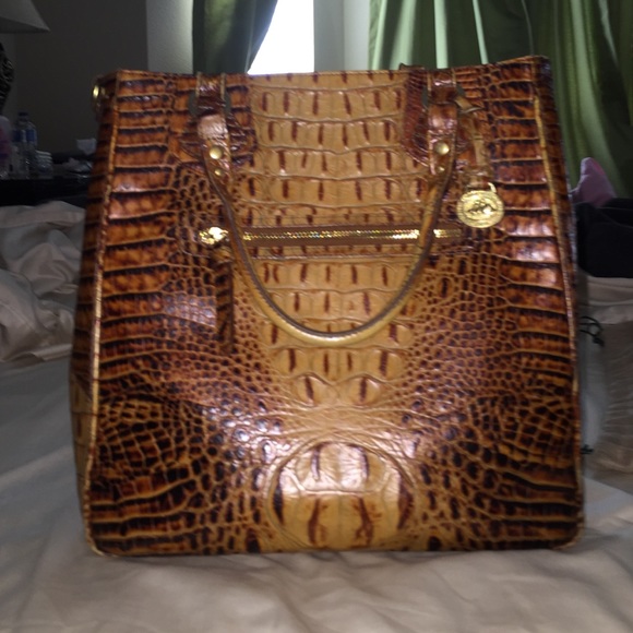 Brahmin brown purse