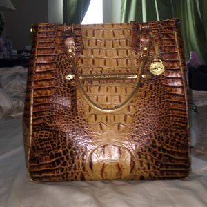Brahmin brown purse