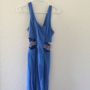 Francesca's Blue Fun Maxi