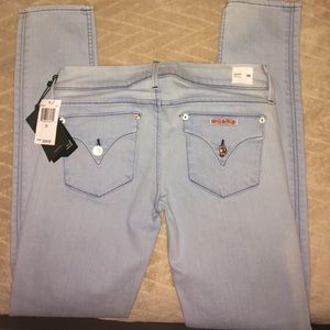 Hudson Runway Jean Colin Flap Skinny Size 26