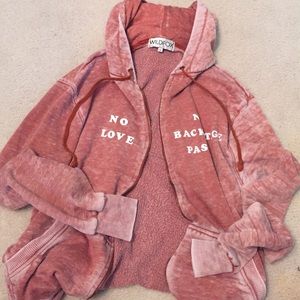 Wildfox Zip Up Hoodie