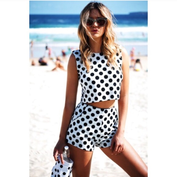 Polka dot set