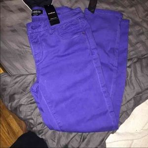 BEBE blue skinny jeans with tag