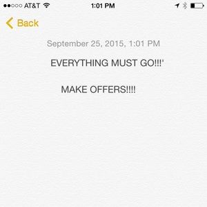 EVERYTHING MUST GO!!!