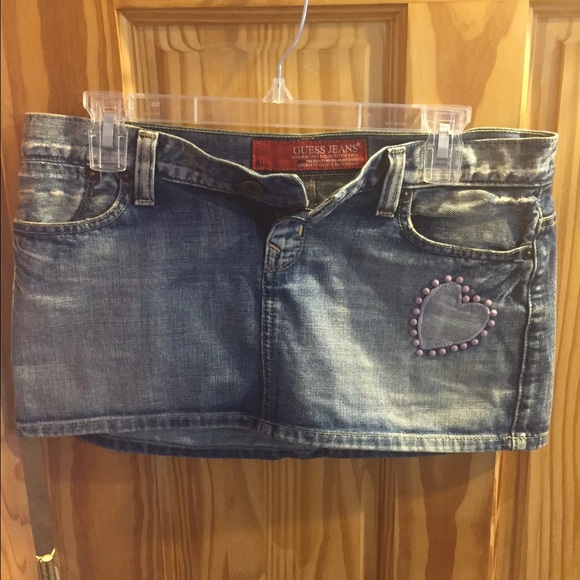 Guess jeans mini denim skirt