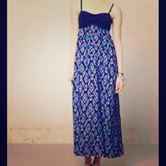 Anthropologie maxi dress