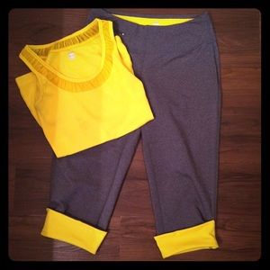 Jockey Tank Top and Matching Gray Pants