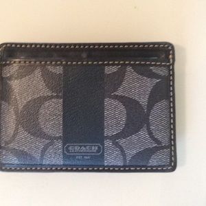 Coach card wallet authentic