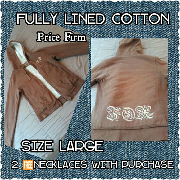 Red Fox Jackets & Blazers - 🆕 $7 Cotton Lined Brown RF Jacket 🆕