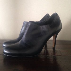 Cole Haan black leather booties
