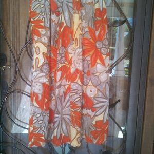 NWOT West Bay graphic maxi skirt size 14