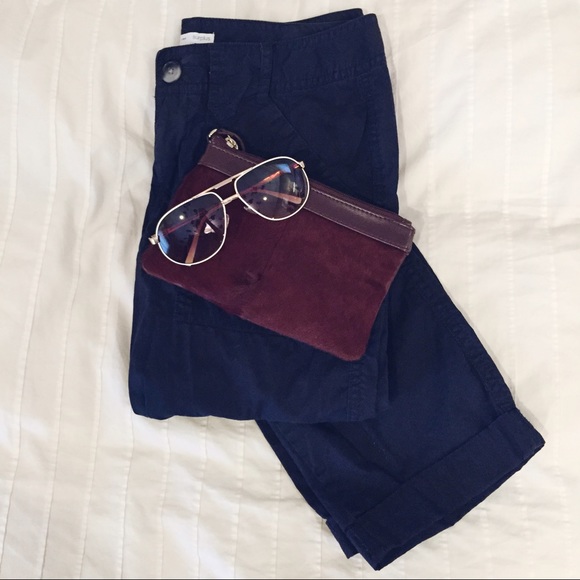 NWOT Navy Cropped Pants