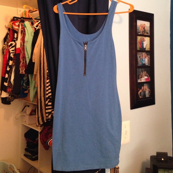Blue dress