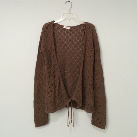 Brownie crochet sweater small