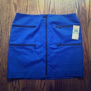 Michael Kors New With Tags blue Zip Skirt