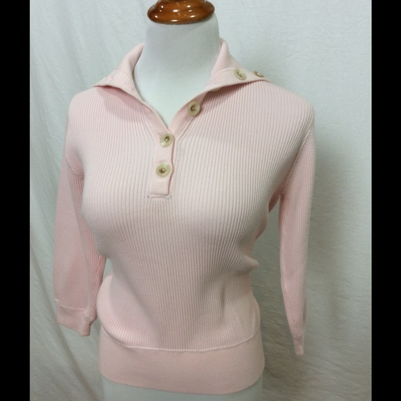 Banana Republic Women's Pink Sweater L