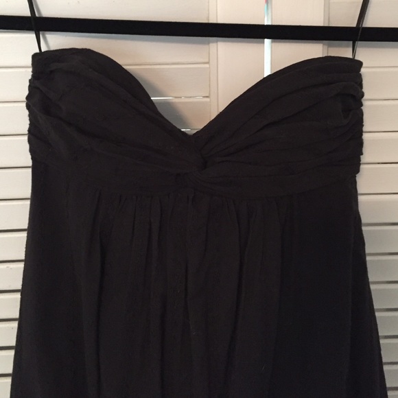 Trina Turk strapless black dress size 2 - Picture 2 of 4