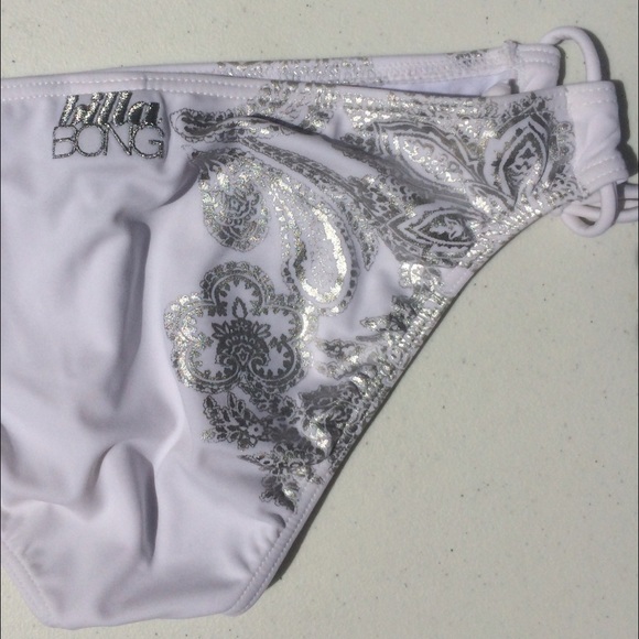 Billabong white bikini bottom