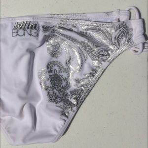 Billabong white bikini bottom