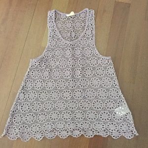Lavender crochet top!!
