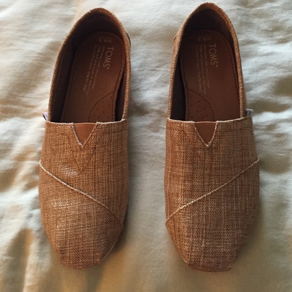 Toms - Metallic Burlap