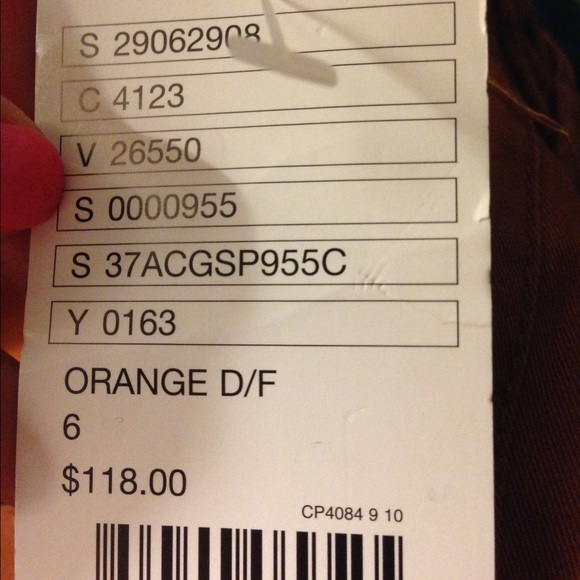 Anthropologie Pilcro Orange Picardy Jodhpurs - Picture 2 of 4