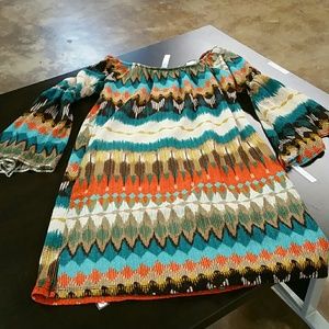 FLASH SALE: Warm Colorful tunic dress