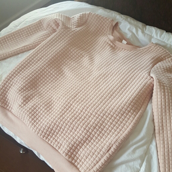 Quilted sweater