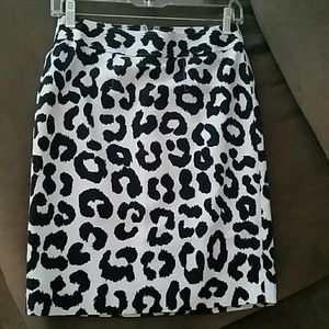 Leopard loft skirt