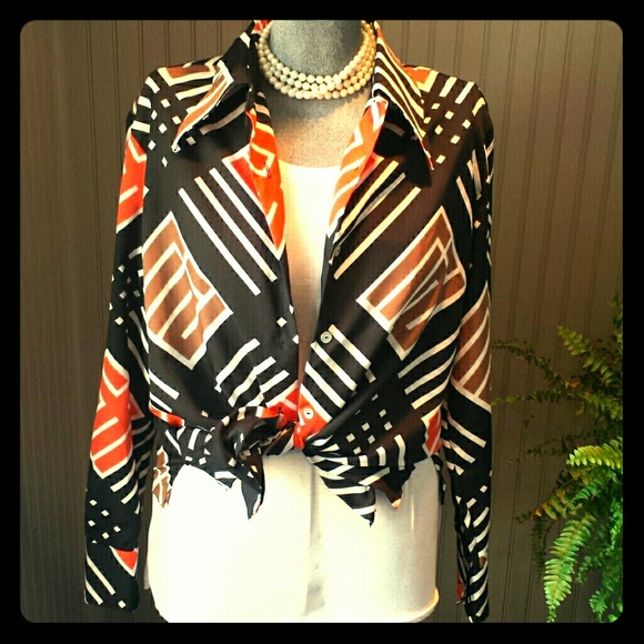 Vintage 70's  Top. Size 8