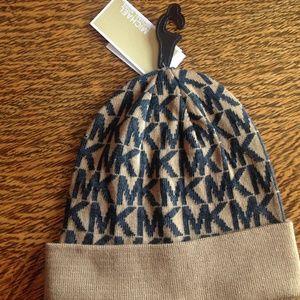 Michael Kors MK Fall 2015 Knit Hat Beanie NWT