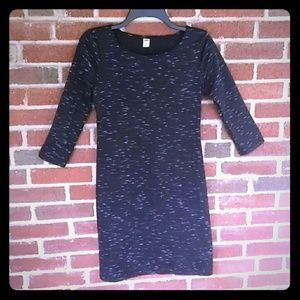 Black 3/4 sleeve Ponte sheath