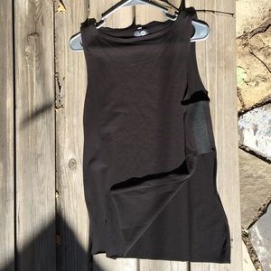 Cute Cheap Monday tank with side slits.
