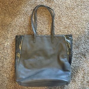 Gray Tote