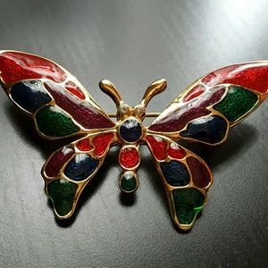 Butterfly brooch