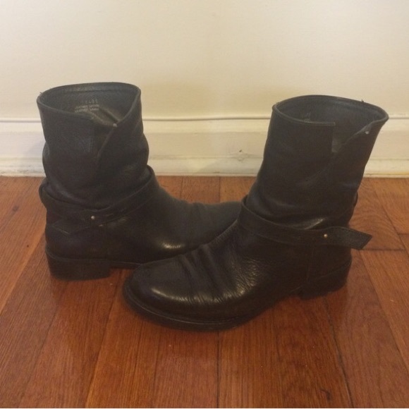 Madewell Leather Biker Boots