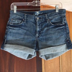 Denim shorts by 7 for all mankind