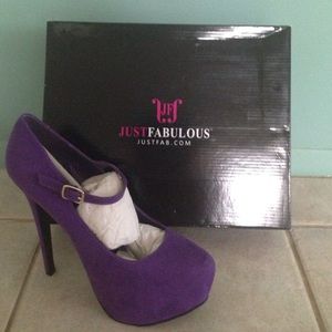 JustFab Purple Pump