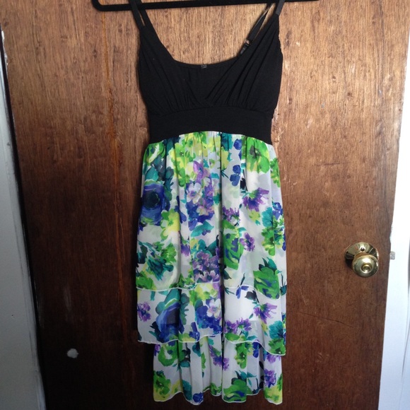 Flowy floral dress