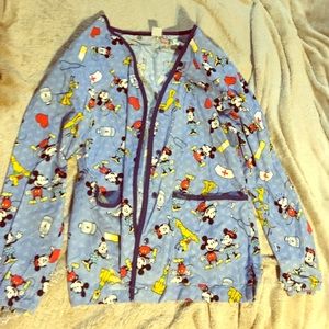 Mickey Mouse Nurse Scrub Jacket