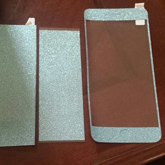Glitter skin sticker for iPhone 6 plus