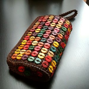 Button wristlet.