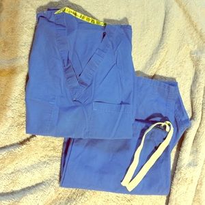 Blue Scrub Set