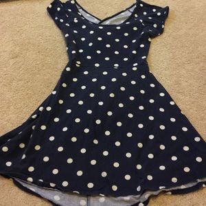 Open back skater dress