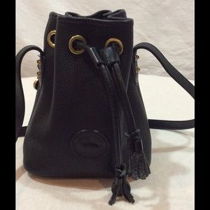 Dooney and Burke mini drawstring purse