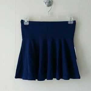 Navy Mini Skirt